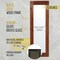 HBCY Creations Rectangle Wall Mirror, Full Floor Length Mirror with Solid Wood Frame for Living Room, Entry Way, Bedroom